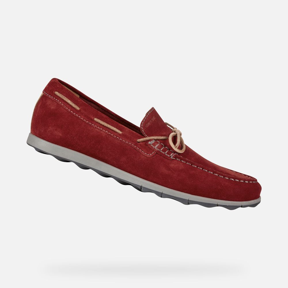 Mocassin Geox Calarossa - Rouge - Homme 214698-ZBU